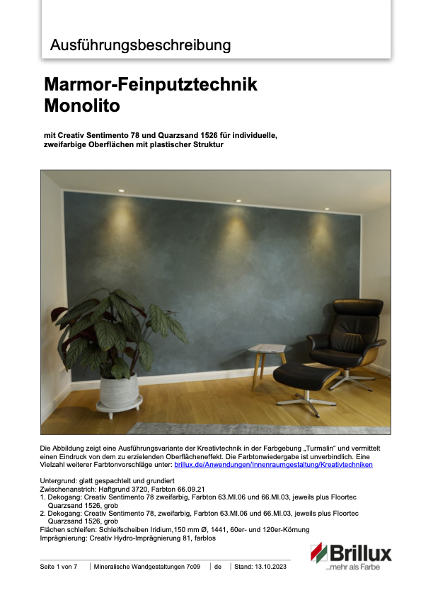 Ausführungsbeschreibung Monolito 7c09