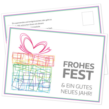 Postkarte Geschenk 